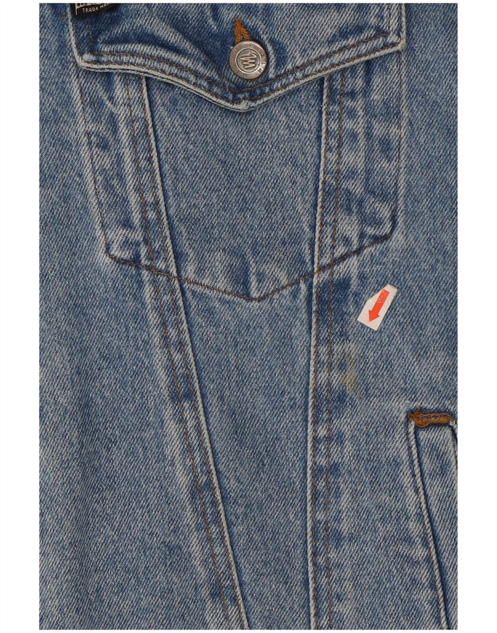 Vintage Dame denimjakke UK 20 2XL Blå Bomuld