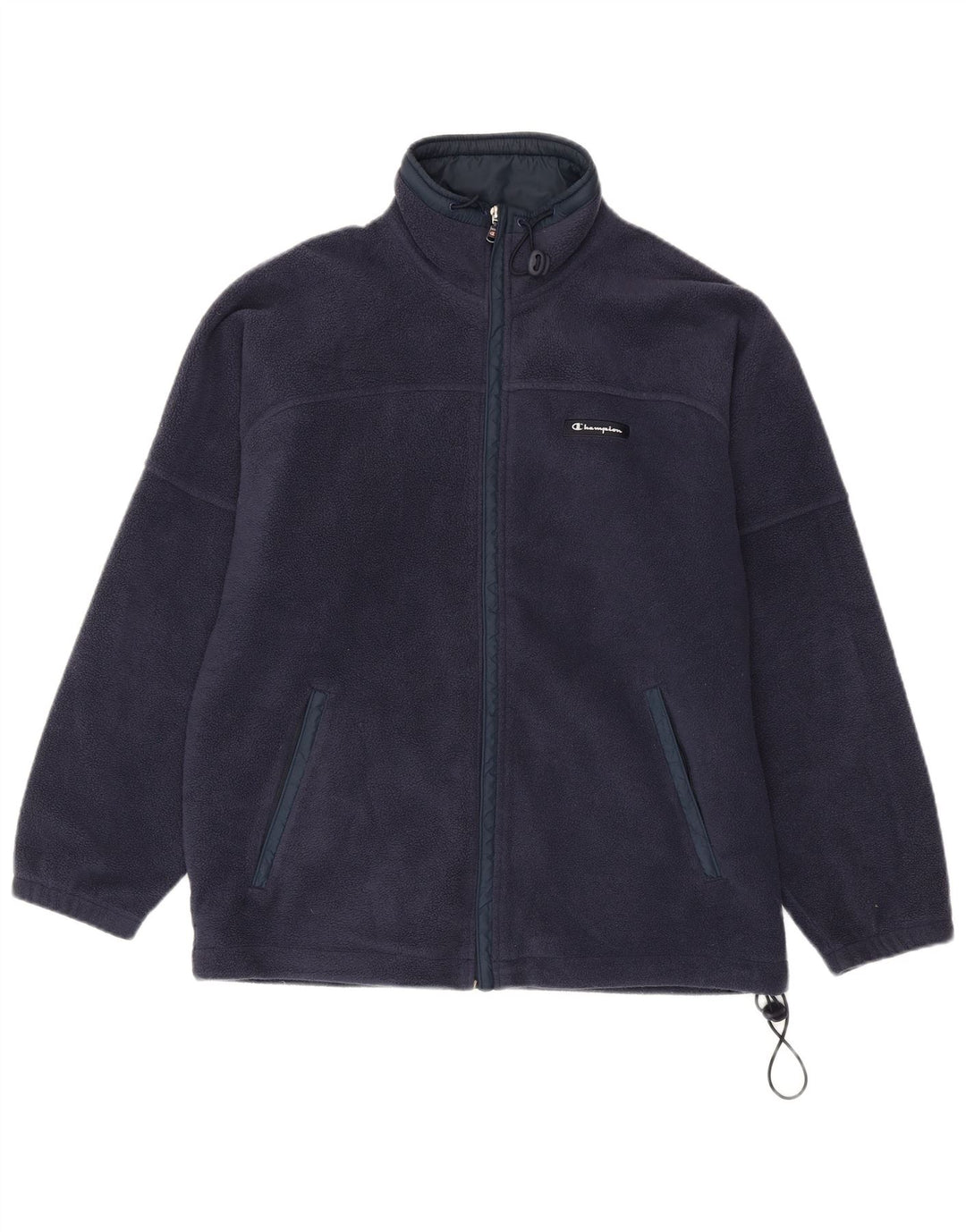 Champion Herre Fleecejakke UK 38 Medium Navy Blue Polyester