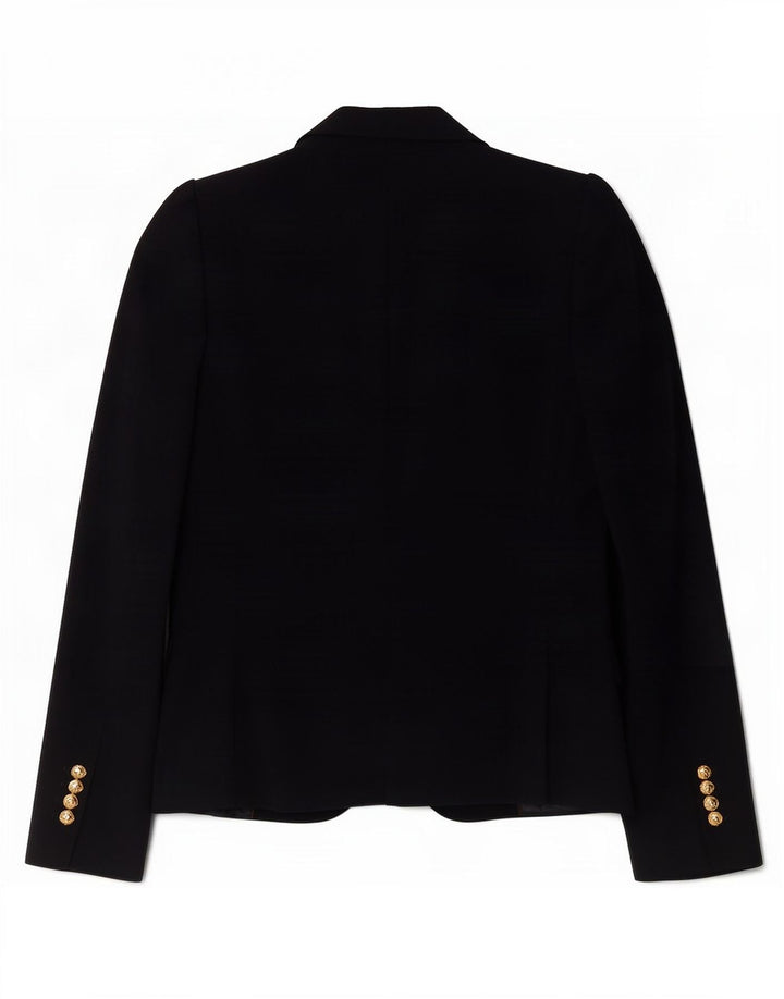 Zara Dame 1 Knap Blazer Jakke UK 12 Medium Navy Blue