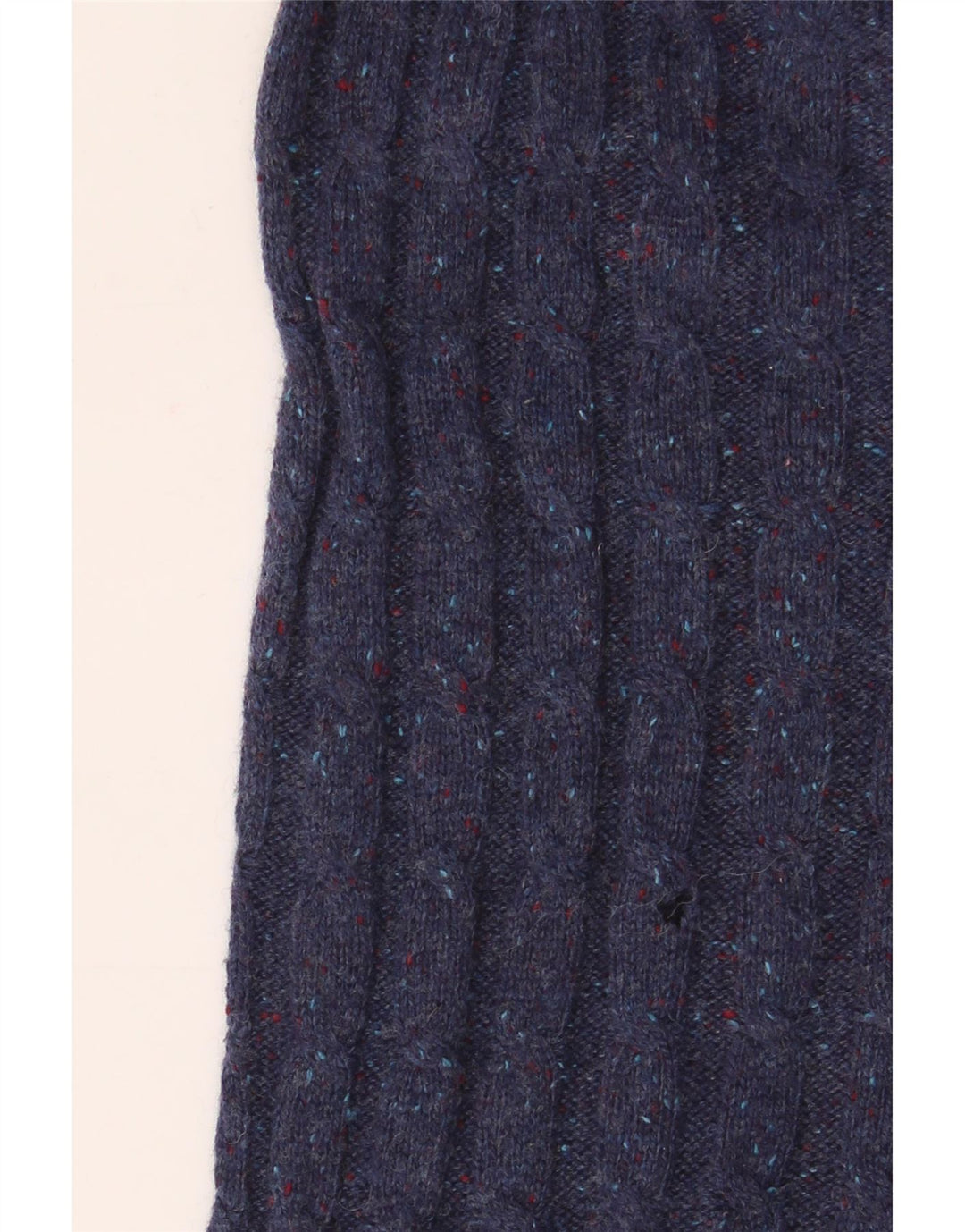 JACK WILLS Herre Crew Neck trøje Sweater Large Navy Blue Flecked