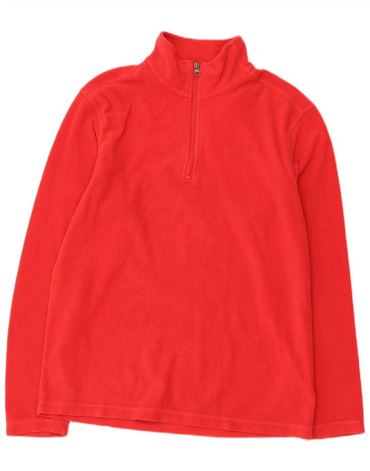 DIADORA Fleece Jumper med lynlås til mænd Stor rød polyester