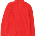 DIADORA Fleece Jumper med lynlås til mænd Stor rød polyester