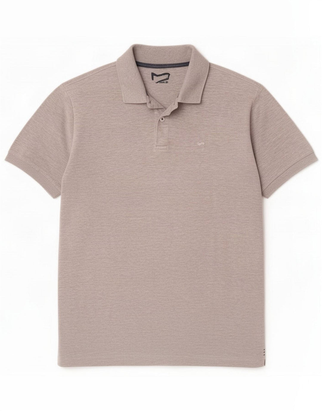 Gas Poloshirt til mænd Medium Grå Flecked Bomuld