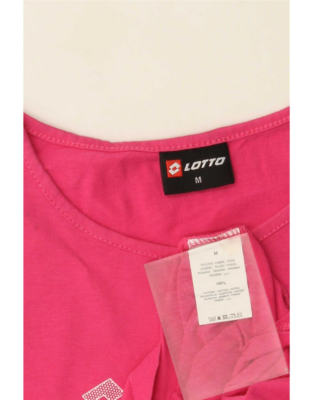Lotto Kvinder Grafisk Vest Top UK 12 Medium Pink Bomuld