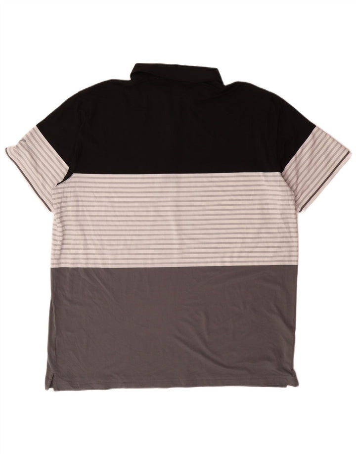 PUMA Poloshirt til mænd 2XL Grå Colourblock