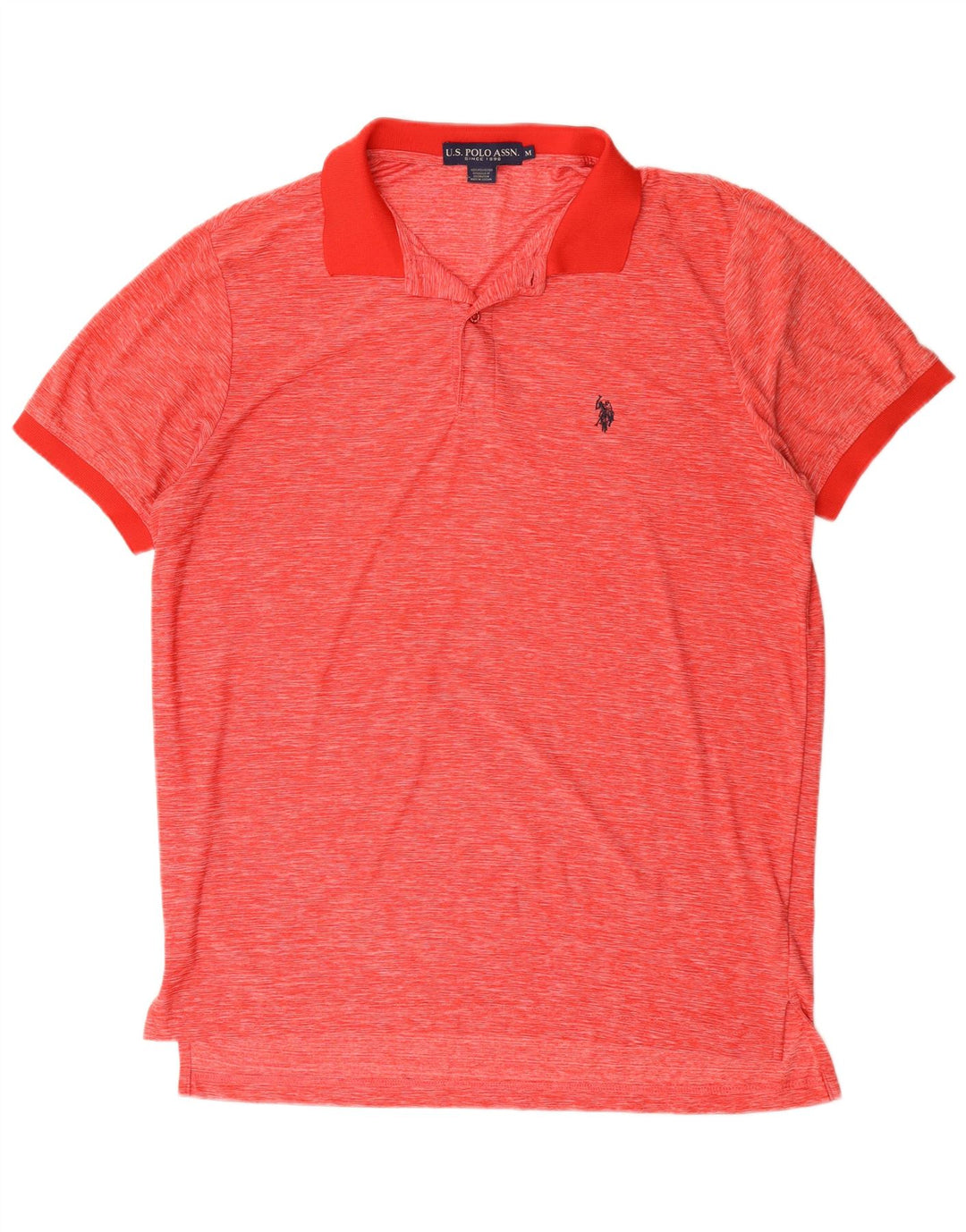 U.S. Polo Assn. Herreskjorte Medium Rød Flecked Polyester