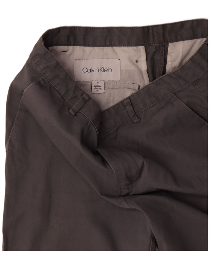 CALVIN KLEIN Herre Chino Shorts W30 Medium Grey Bomuld