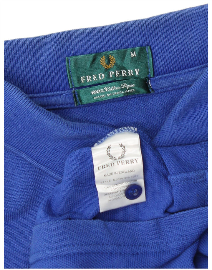FRED PERRY Poloshirt til mænd Medium blå bomuld