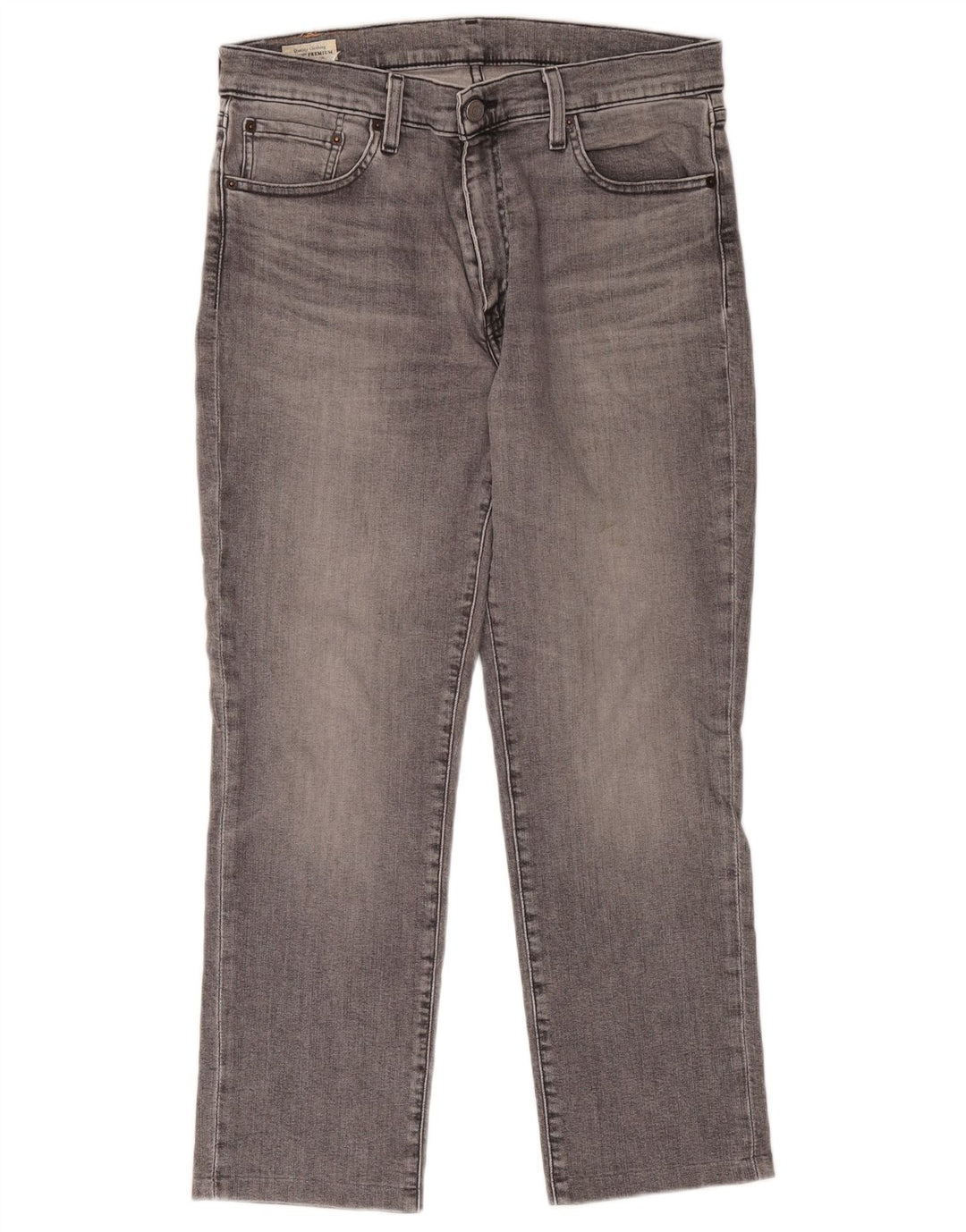 Levi's Herre 511 Slim Jeans W33 L32 Grå Bomuld