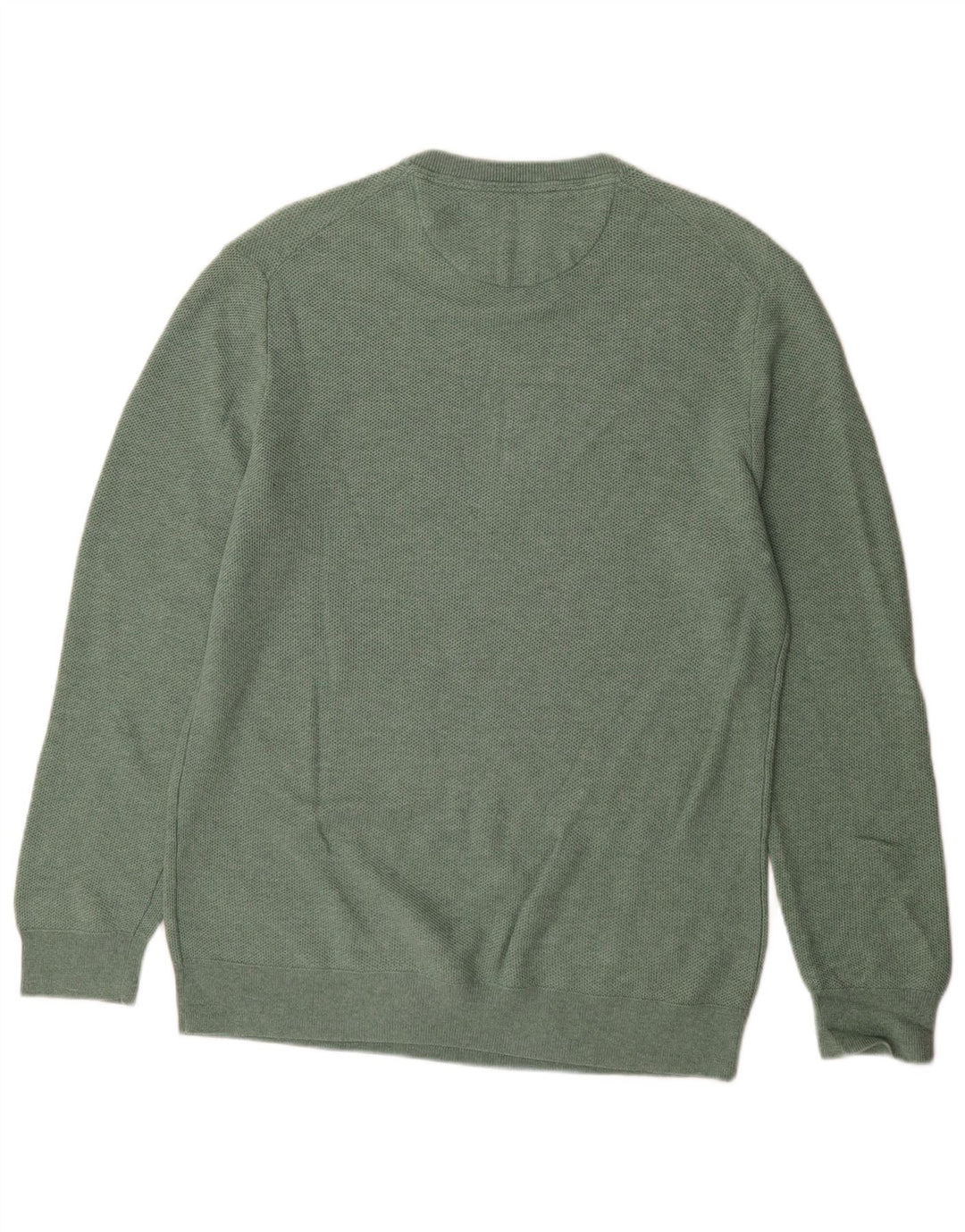 White Stuff Herre Crew Neck Jumper Sweater Medium Green Bomuld