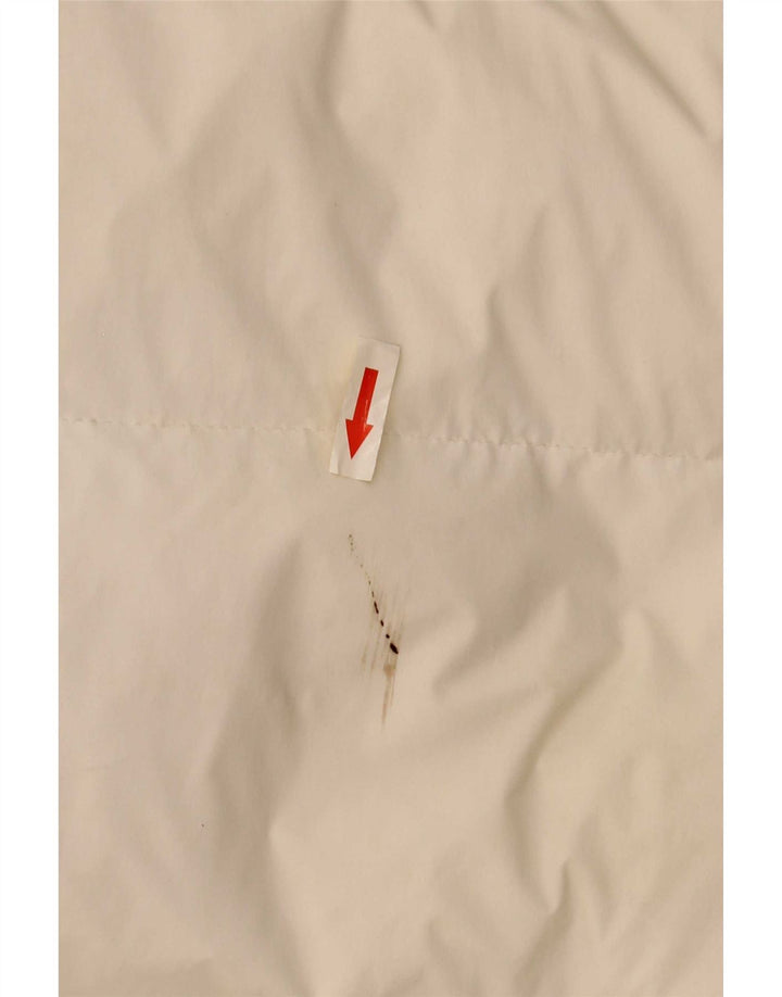 Woolrich Herre Hætte Anorak Polstret Jakke UK 40 Large White