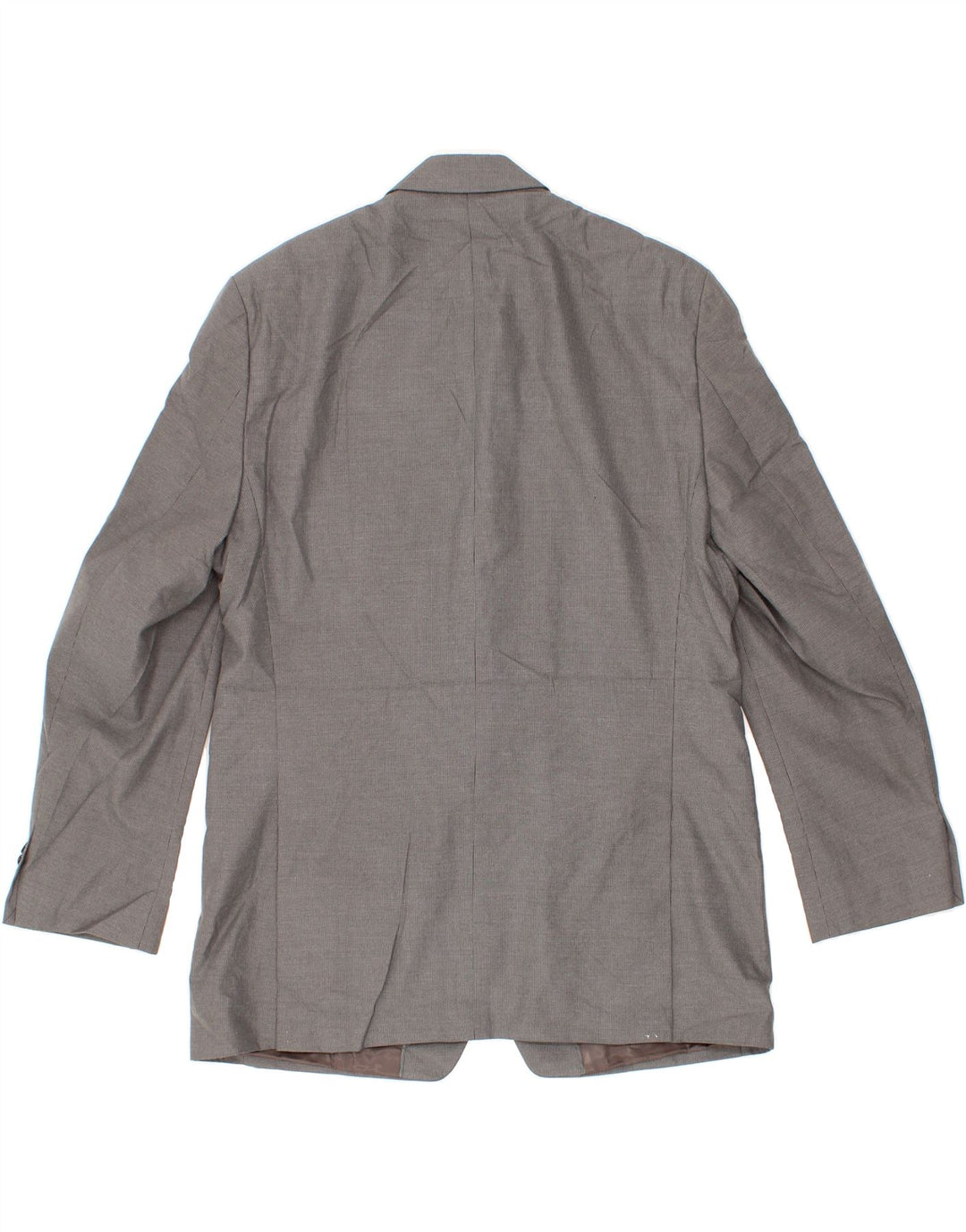 MICHAEL KORS Mens 2 Button Blazer Jacket UK 42 XL Grey Pinstripe Polyester Vintage Michael Kors and Second-Hand Michael Kors from Messina Hembry 