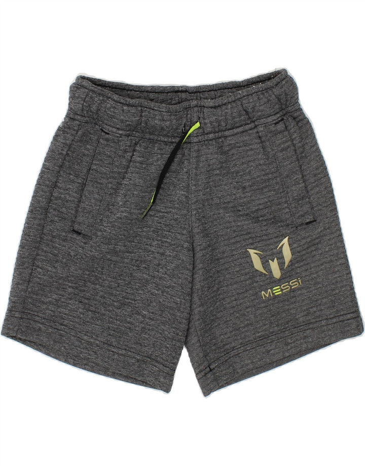 ADIDAS Boys Climalite Sport Shorts 5-6 Years Grey Polyester Vintage Adidas and Second-Hand Adidas from Messina Hembry 