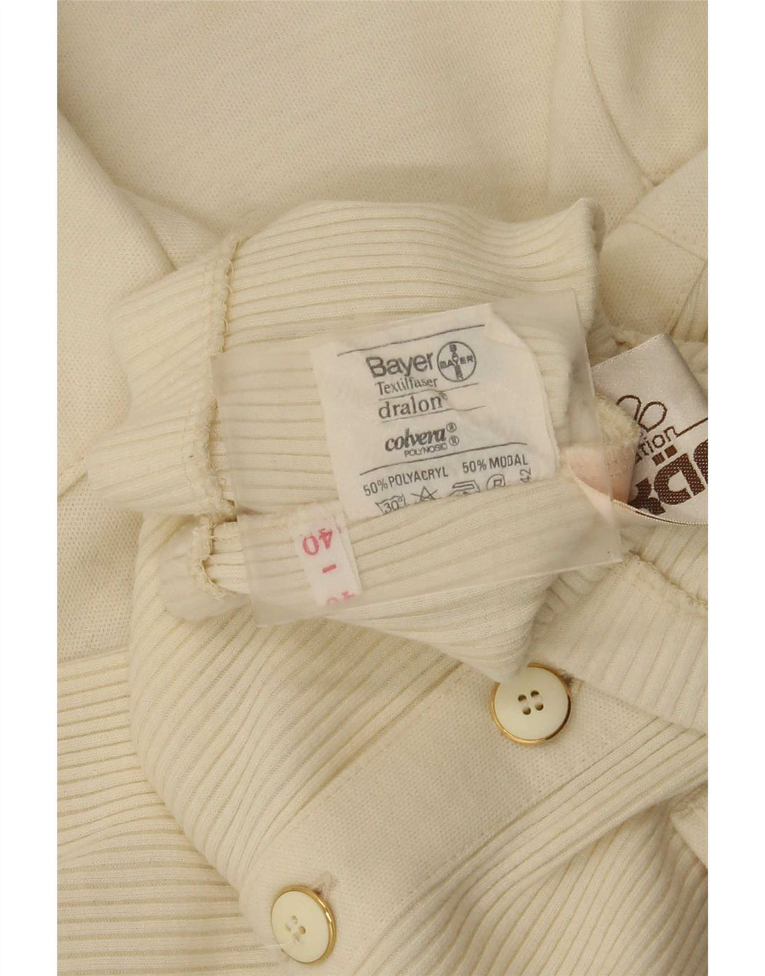 Karner kortærmet cardigan sweater til kvinder IT 40 Small Off White