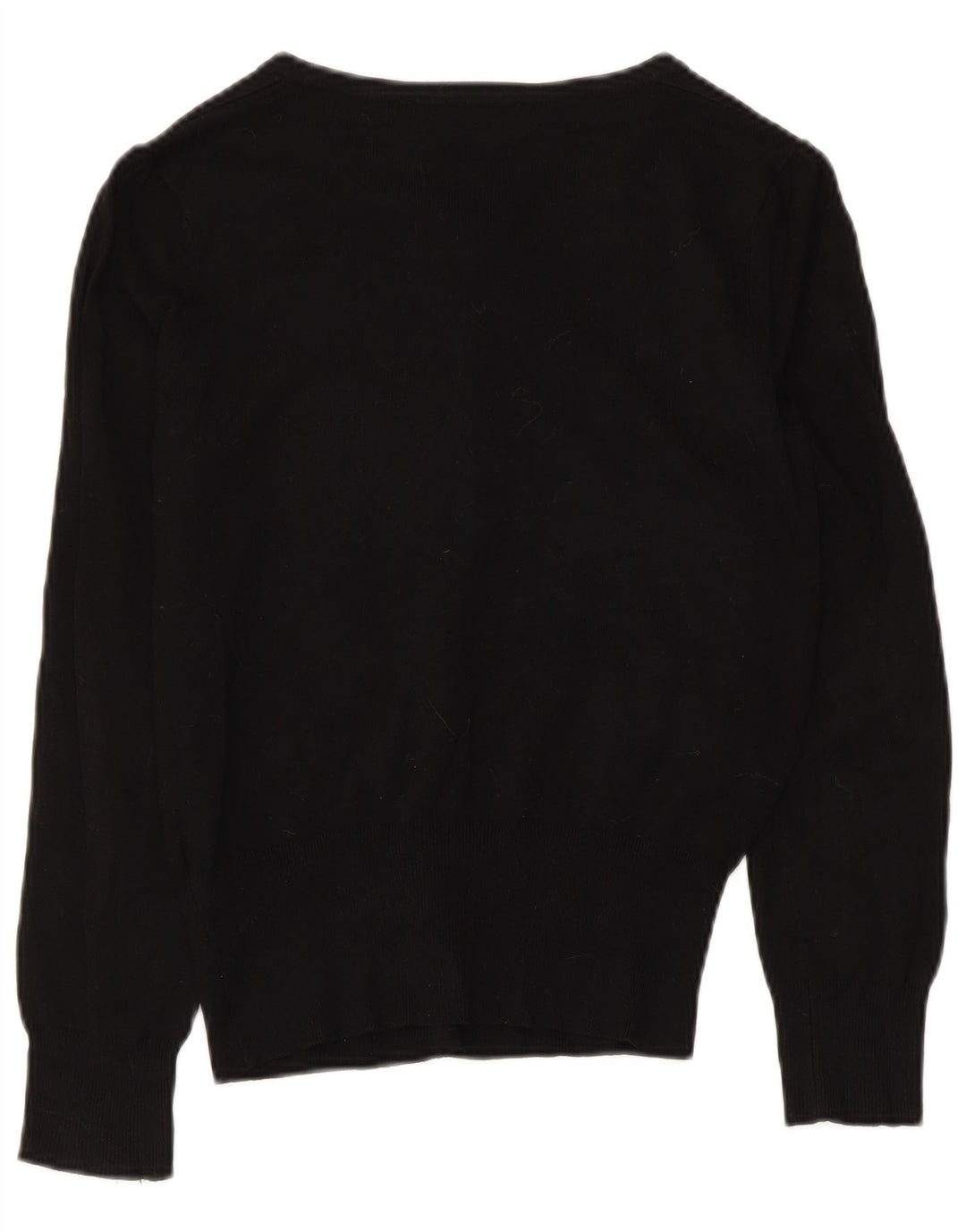 Marks & Spencer Dame Cardigan Sweater UK 8 Small Black Viscose