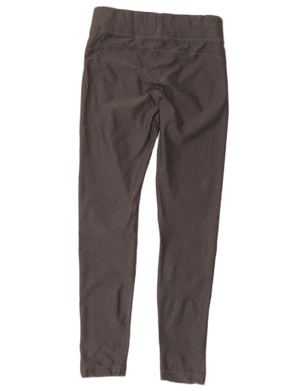 Under Armour Womens Heat Gear Leggings UK 12 Medium Grey Flecked
