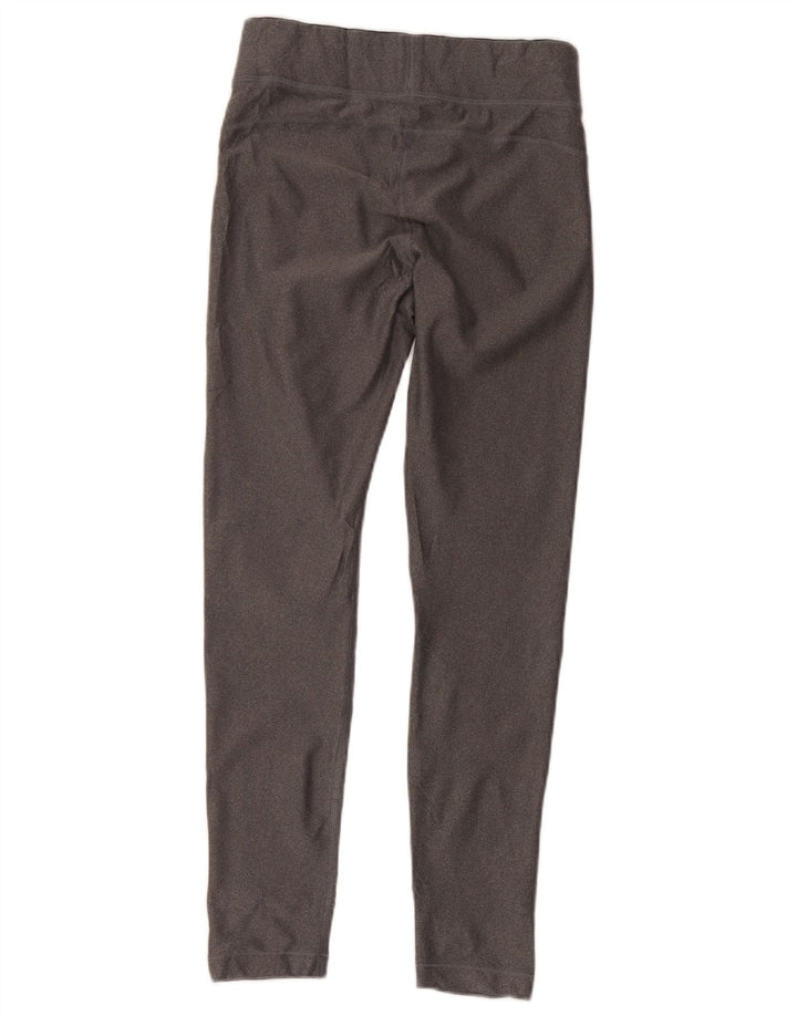 Under Armour Womens Heat Gear Leggings UK 12 Medium Grey Flecked