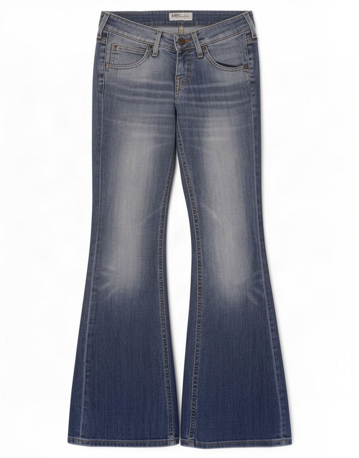 Lee Dame Gale Flared Jeans W26 L31 Blå Bomuld