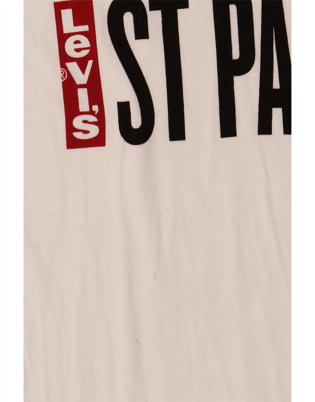 Levi's Herre grafisk T-shirt Top Lille hvid bomuld