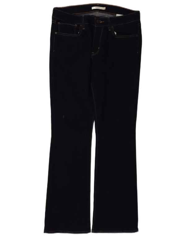 Levi's Dame 715 Bootcut Jeans W30 L32 Marineblå Bomuld