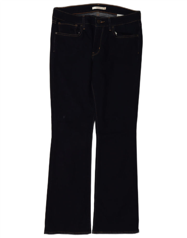 Levi's Dame 715 Bootcut Jeans W30 L32 Marineblå Bomuld