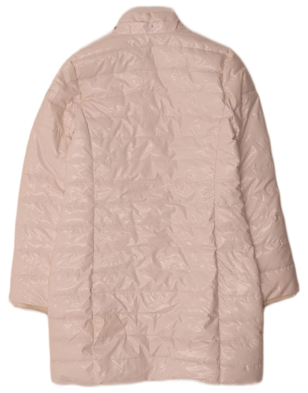 Guess piger grafisk polstret frakke 11-12 år hvid polyester
