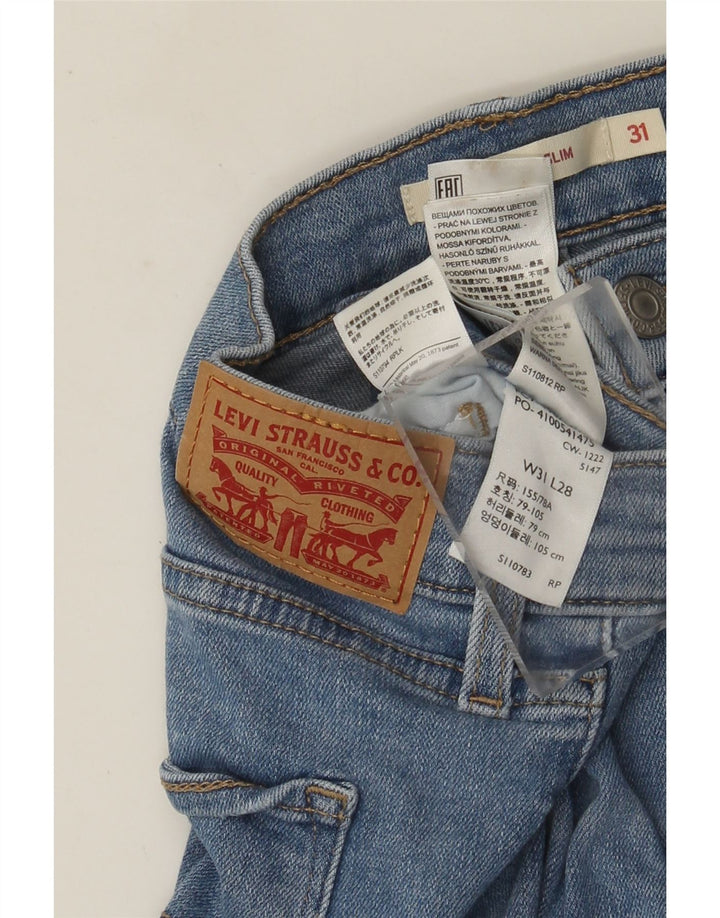 Levi's Dame 312 Shaping Slim Jeans W31 L28 Blå Bomuld