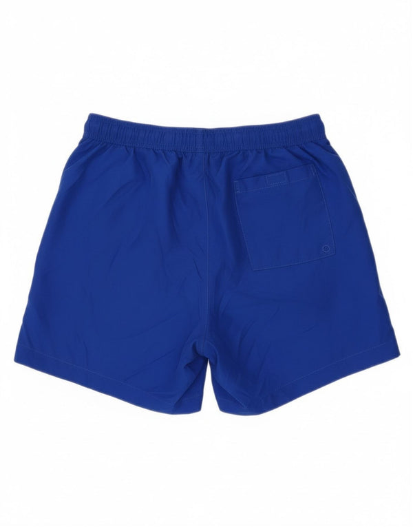 Calvin Klein Grafiske svømmeshorts til kvinder UK 12 Medium Blue Colourblock