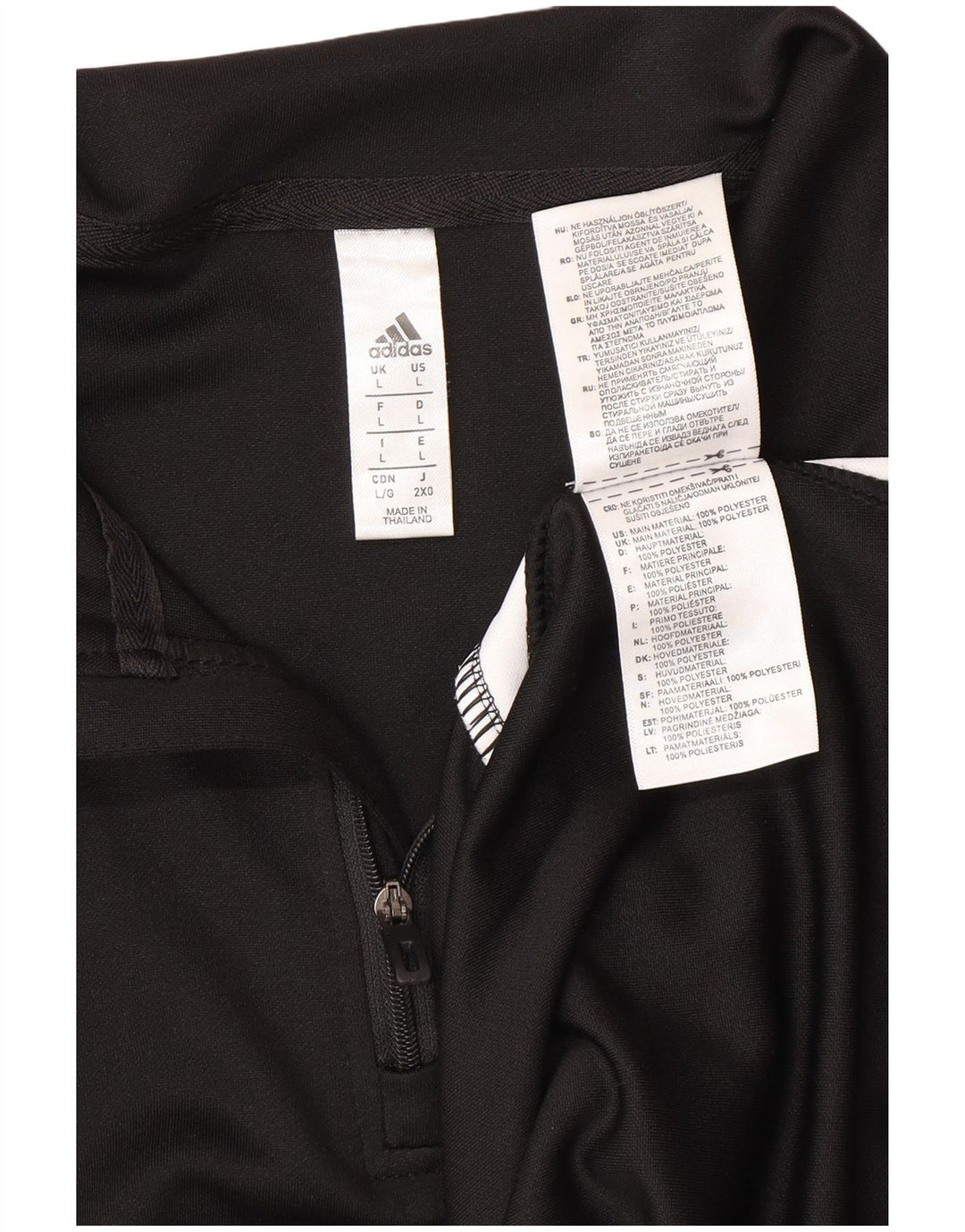 ADIDAS Aeroready Pullover Træningsdragt Top Stor Sort Colourblock