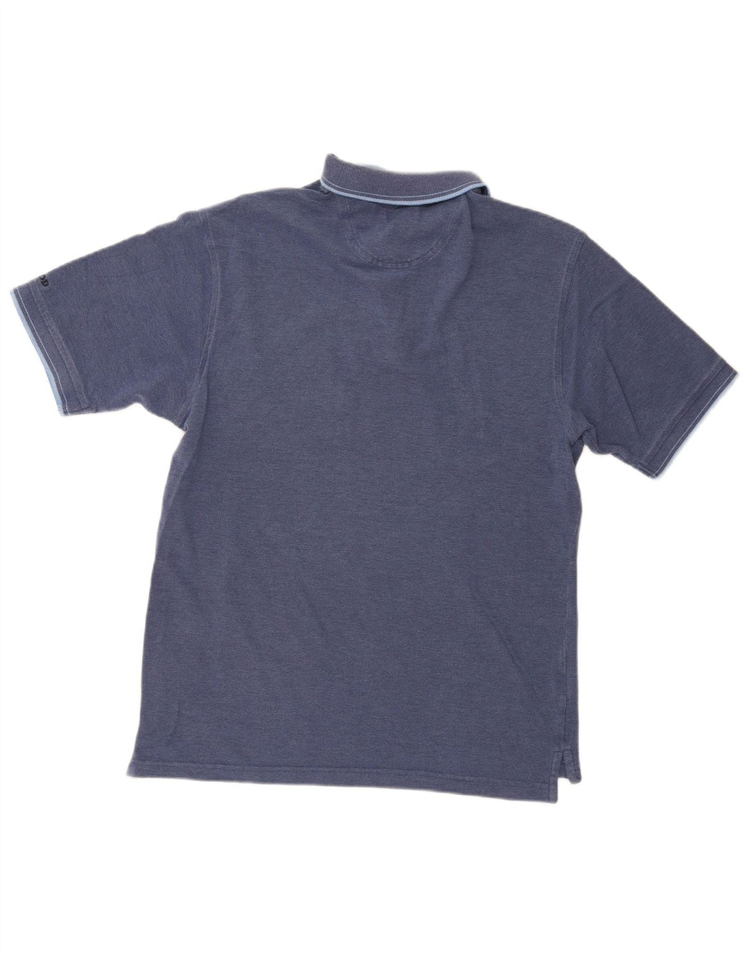 IZOD Mens Polo Shirt Medium Navy Blue Cotton