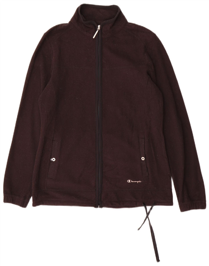 Champion Dame Fleecejakke UK 12 Medium Sort Polyester