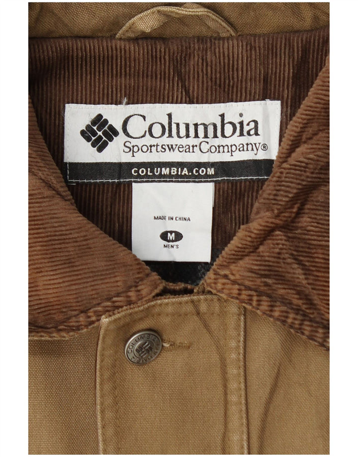 Columbia Herre Bomber Jacket UK 38 Medium Beige Bomuld