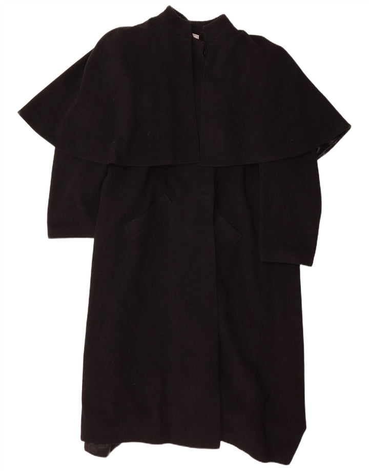 Jasper Conran Dame Oversized Overfrakke UK 14 Large Black Cashmere