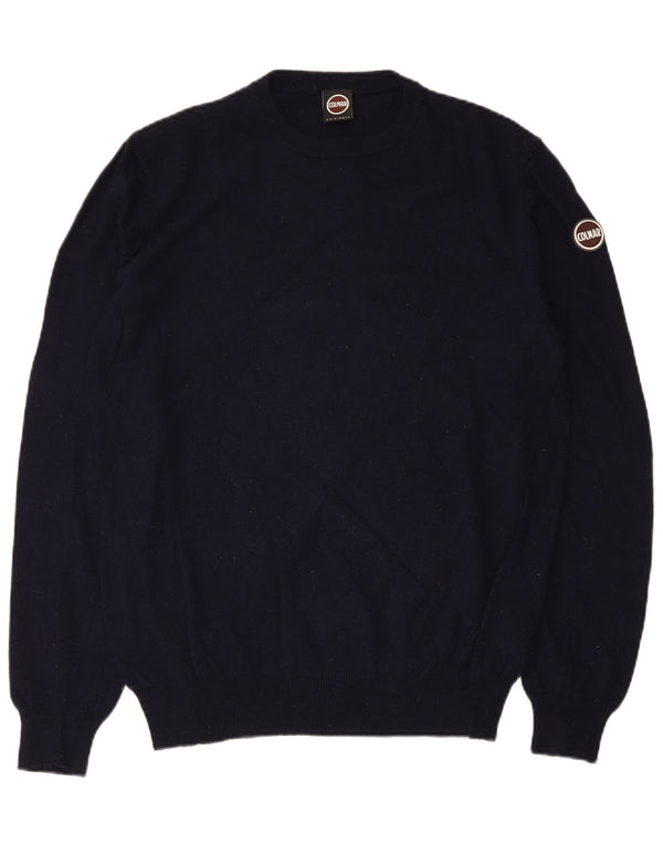 Colmar Herre Crew Neck Jumper Sweater XL Navy Blue Polyamide