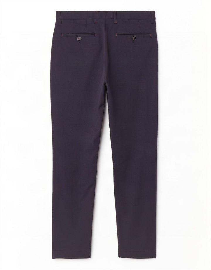 Ted Baker Herre lige jakkesæt bukser W32 L30 Marineblå polyester