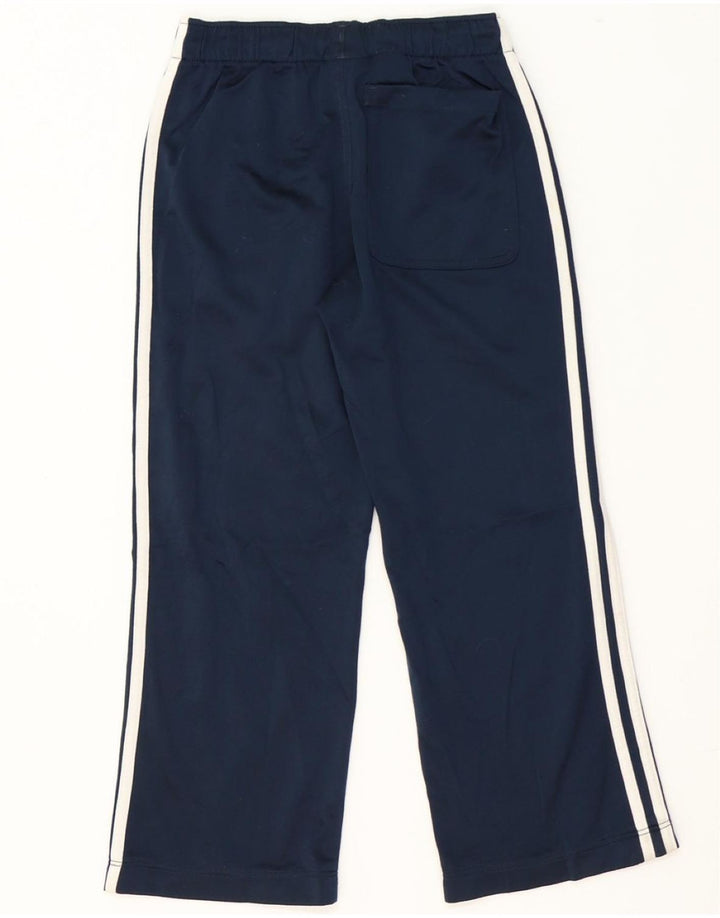 ADIDAS Boys Tracksuit Trousers 9-10 Years  Navy Blue Polyester Vintage Adidas and Second-Hand Adidas from Messina Hembry 