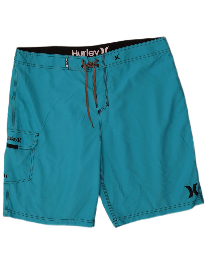 Hurley Herre svømmeshorts XL Blå polyester