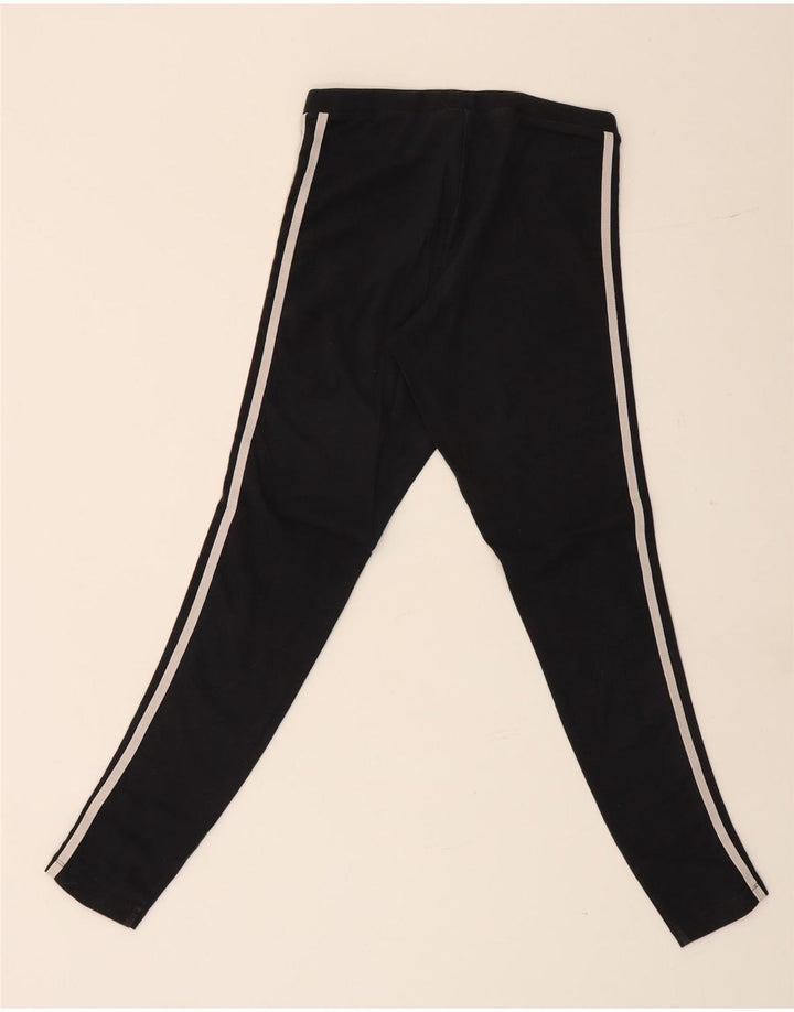 Adidas Dame Leggings UK 10 Small Black Bomuld