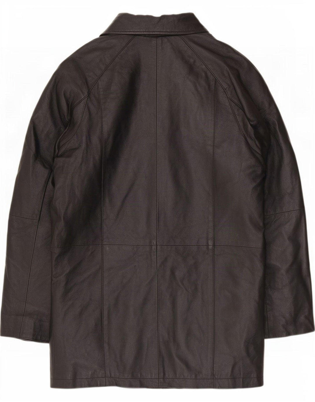 Milan Dame Læderfrakke UK 12 Medium Black Floral