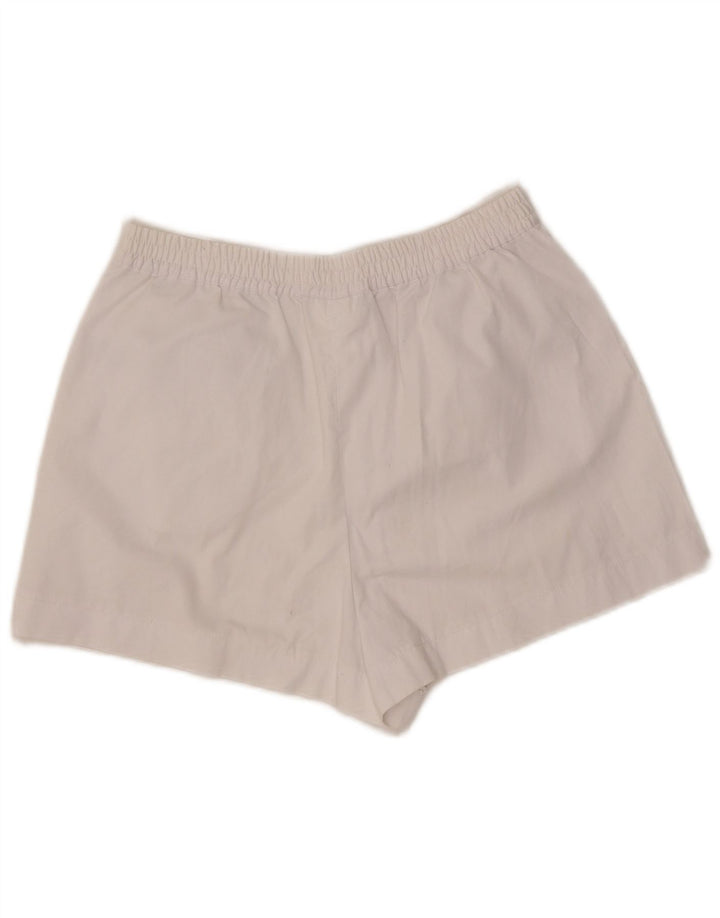 Sergio Tacchini Sportshorts til kvinder EU 40 Medium W27 Hvid Polyester Sports
