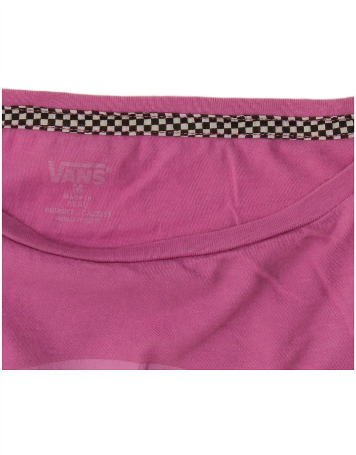 Vans Grafisk T-Shirt Top UK 12 Medium Pink