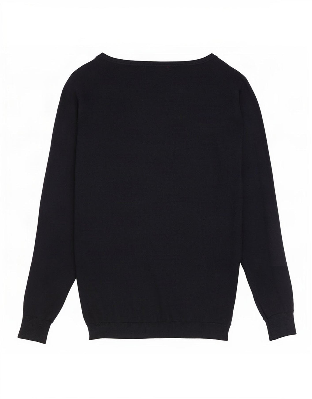 Guess Dame Grafisk Boat Neck Jumper Sweater UK 14 Medium Navy Blue