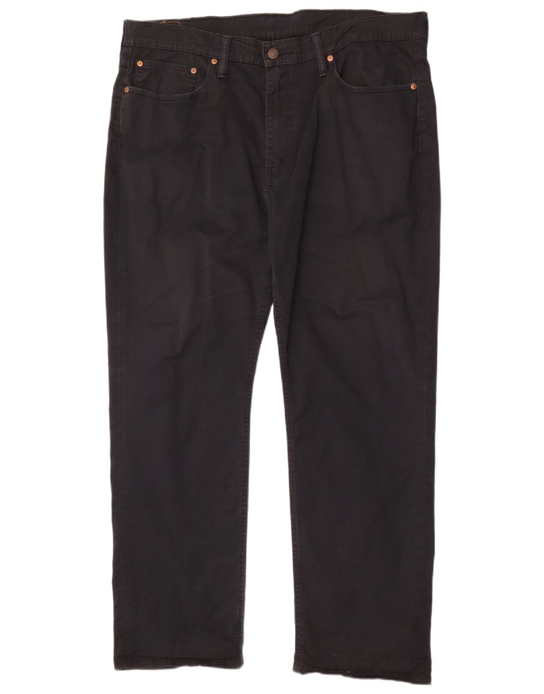 Levi's Herre 514 lige jeans W38 L30 sort bomuld