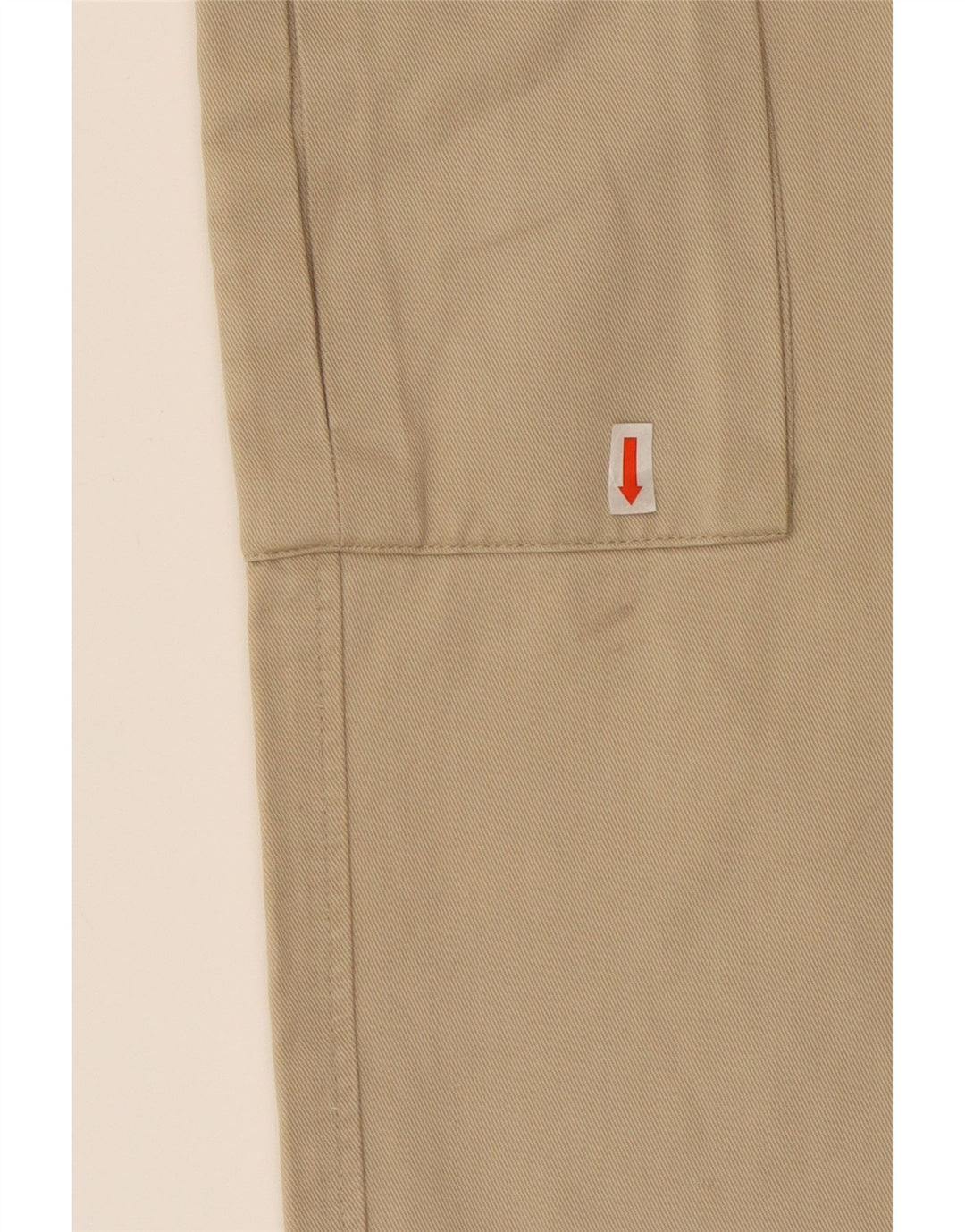 WEIPPER Mens Khakis Straight Cargo Trousers W36 L30 Beige Cotton Vintage Weipper and Second-Hand Weipper from Messina Hembry 