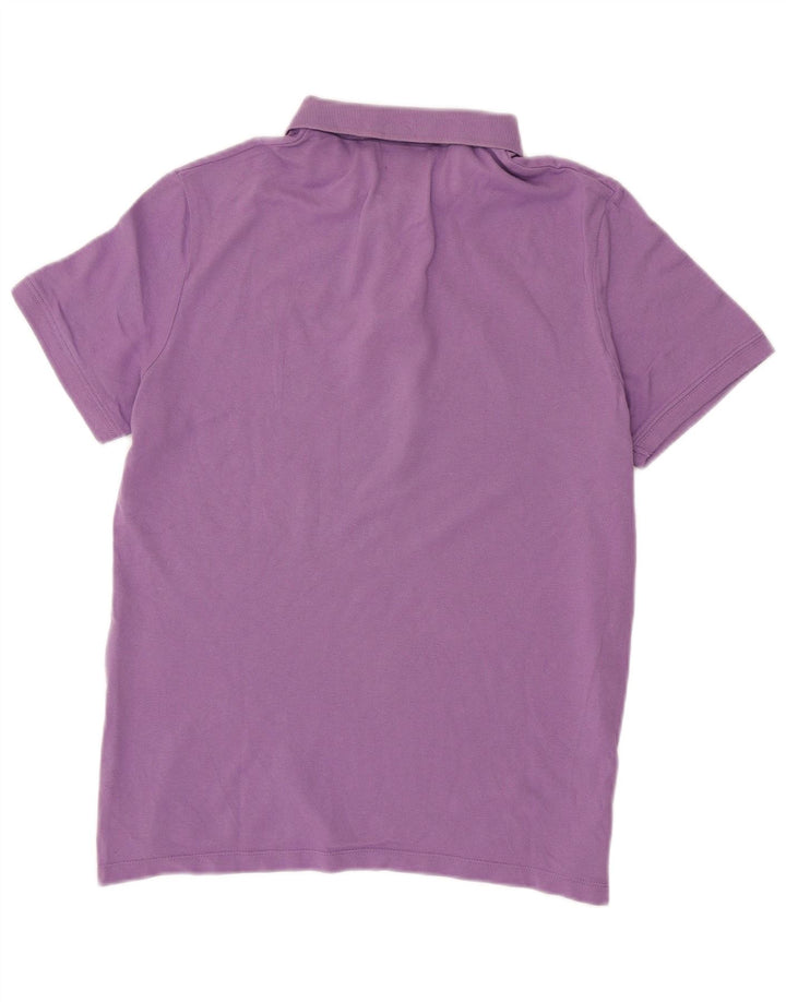 Diadora herre poloskjorte medium lilla bomuld