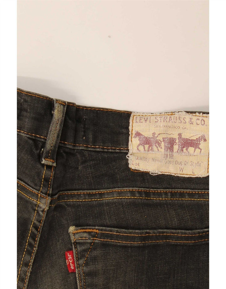 Levi's Dame 519 Slim Jeans W32 L28 Sort Bomuld