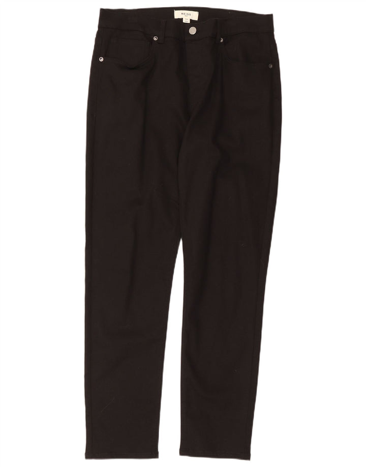 Reiss Herre Tapered Jeans W34 L30 Sort Bomuld