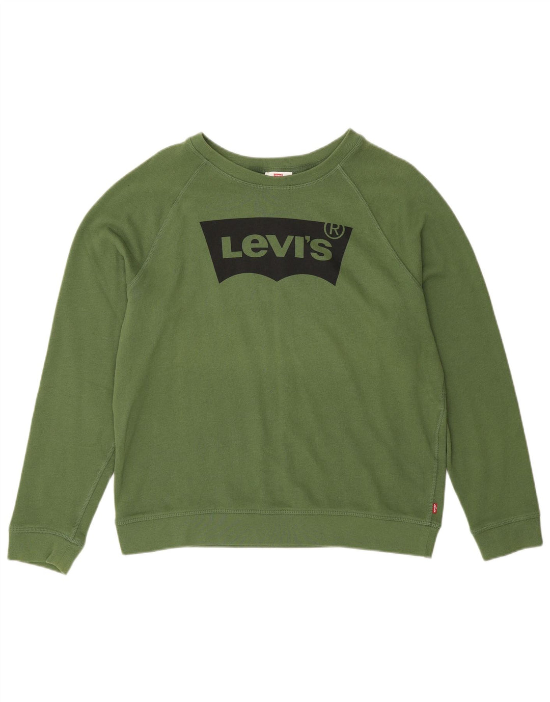 Levi's Dame grafisk sweatshirt Jumper UK 18 XL Grøn