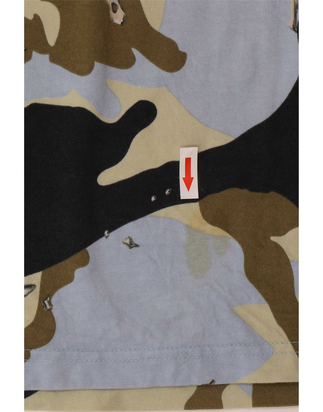 Adidas Herre T-Shirt Top Medium Flerfarvet Camouflage Bomuld