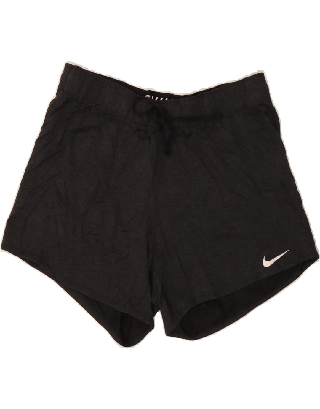 NIKE Womens Dri Fit Sport Shorts UK 12 Medium Grey Polyester Vintage Nike and Second-Hand Nike from Messina Hembry 